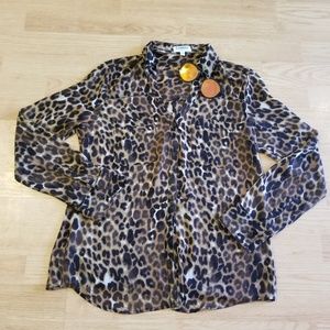 Express Cheetah Blouse